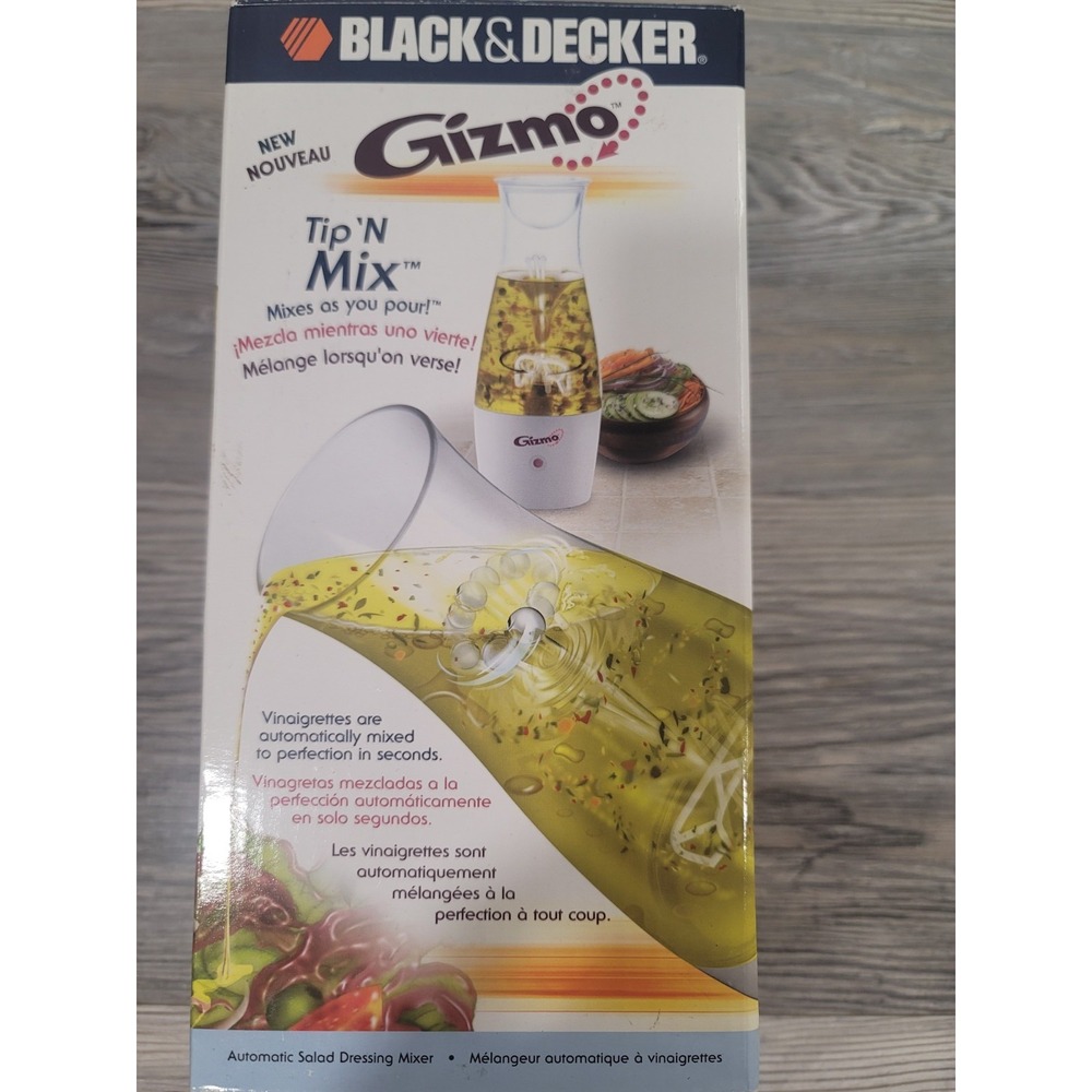 Black & Decker Electric Salad Dressing Mixer NEW
